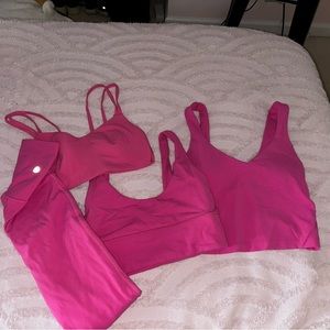LULULEMON SONIC PINK BUNDLE!! 🎀☁️